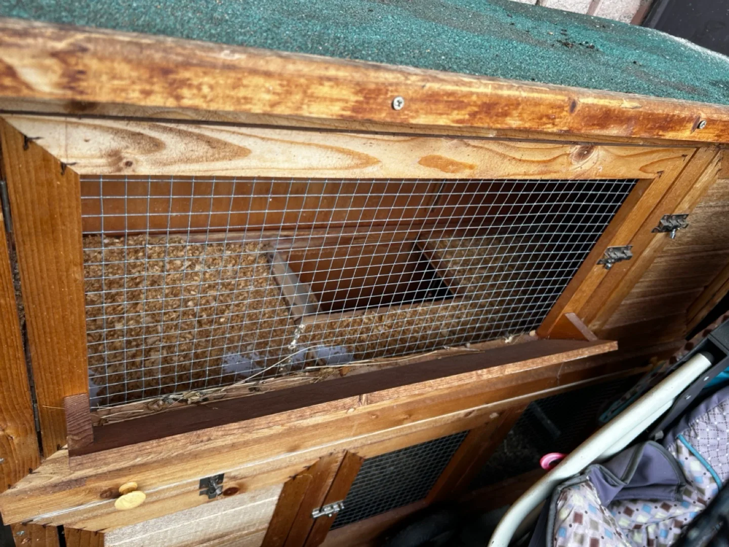 Wooden Rabbit Hutch image indicator(2)