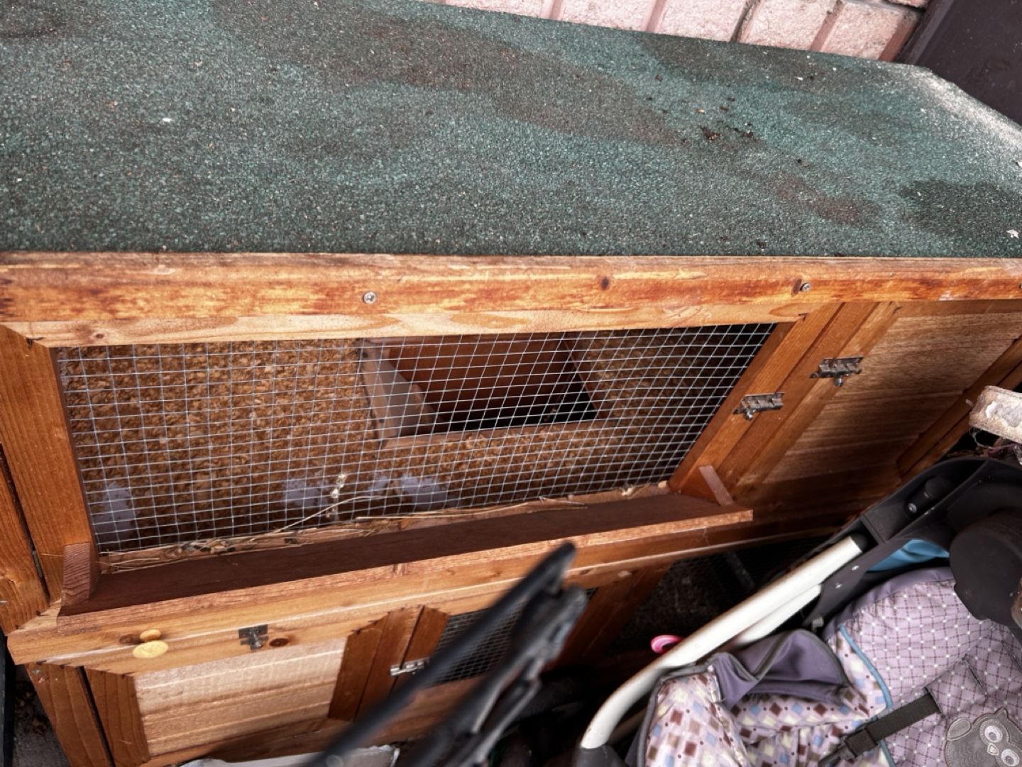 Wooden Rabbit Hutch