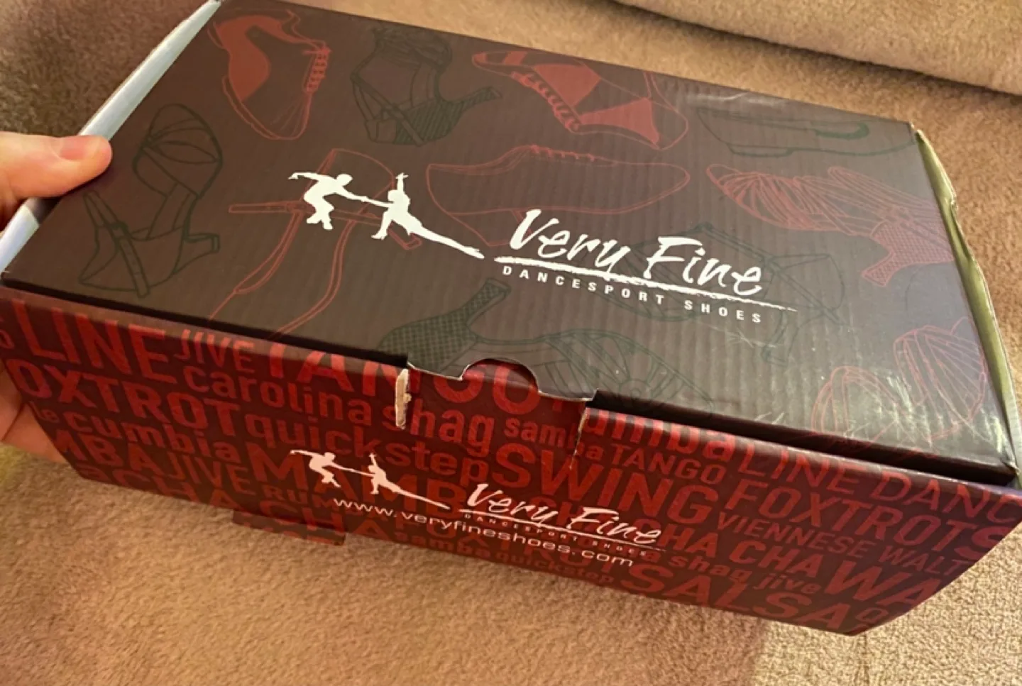 Very Fine Dancesport Leather Dancing Shoes Cuban Heel, 9 image indicator(3)