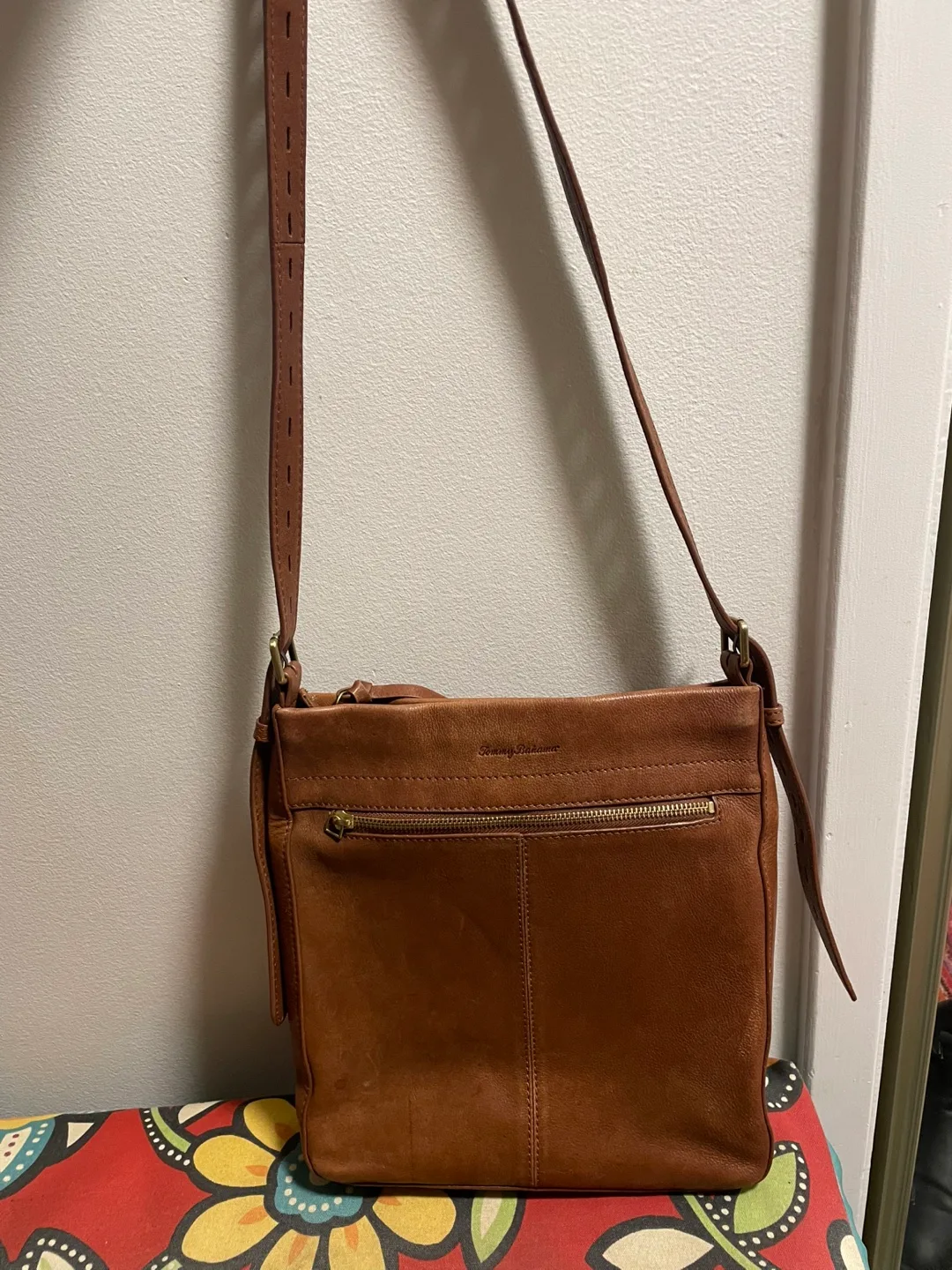 Tommy Bahamas Leather Crossbody Bag image indicator(2)