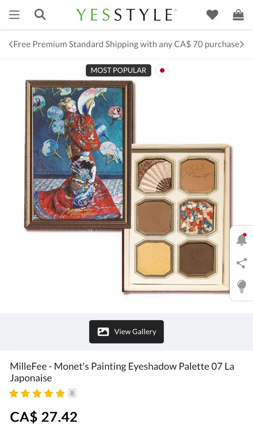 ‼️MOVING SALE‼️ MUST-GO MilleFee Monet's Eyeshadow image indicator(4)