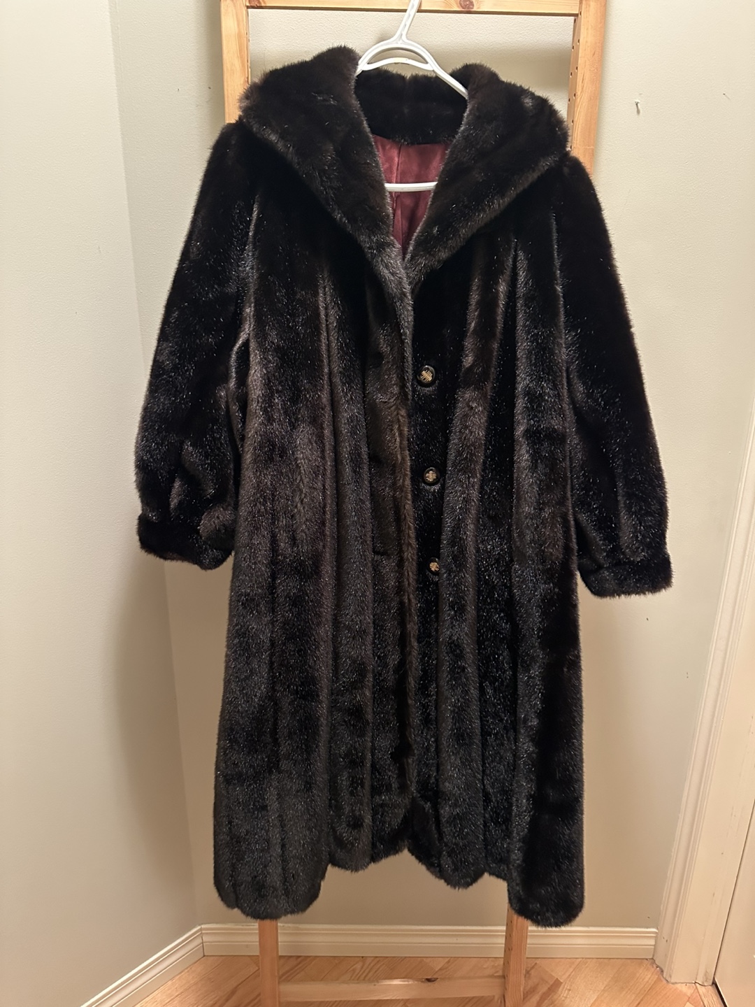 Vintage Sears Faux Fur Coat