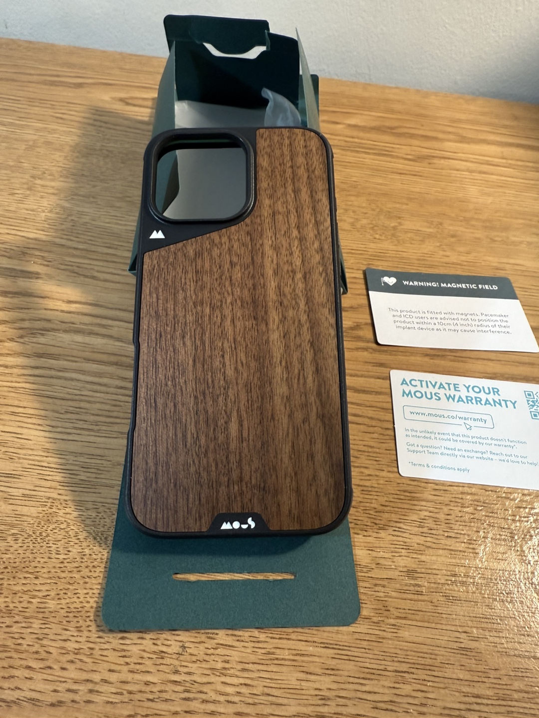Mous for iPhone 16 pro max Case MagSafe - Limitless 6.0 - Walnut - photo 4
