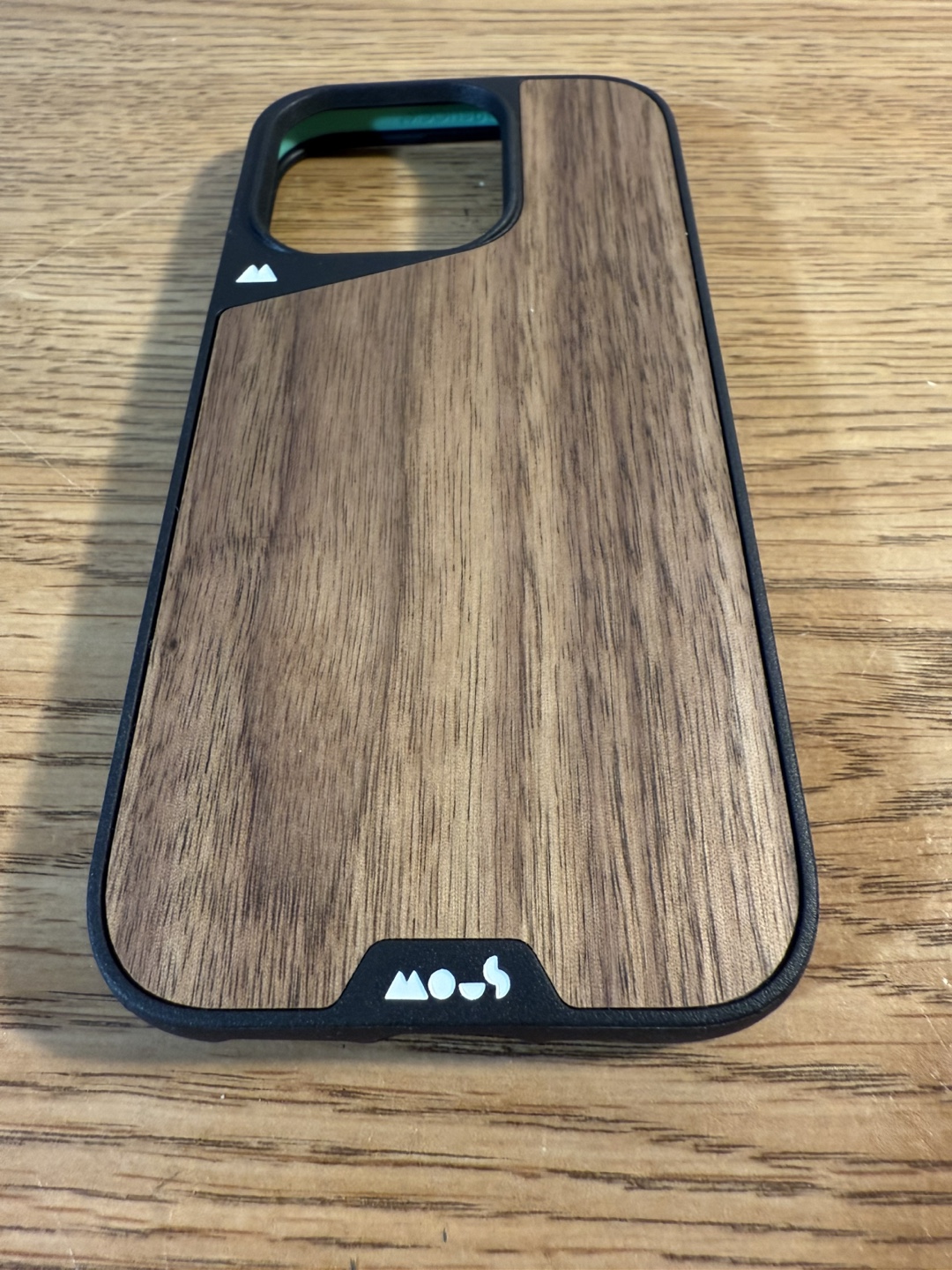 Mous iPhone 15 and 15 Pro Walnut Case