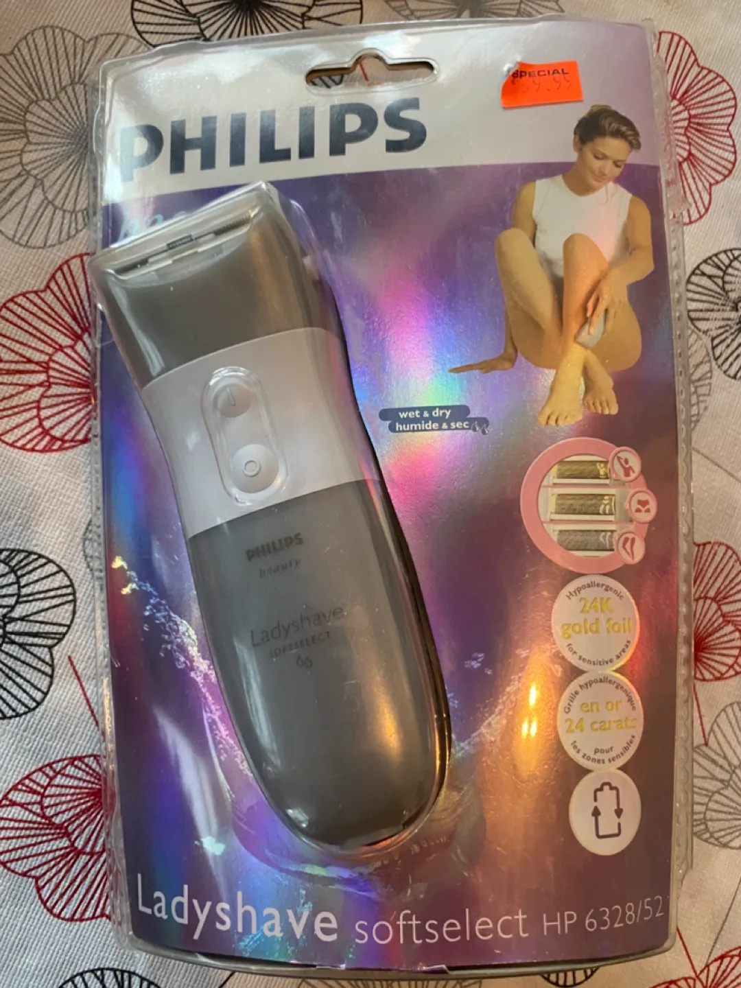 Philips Ladyshave Softselect HP 6328/52 Ladies Electric Razor image indicator(2)