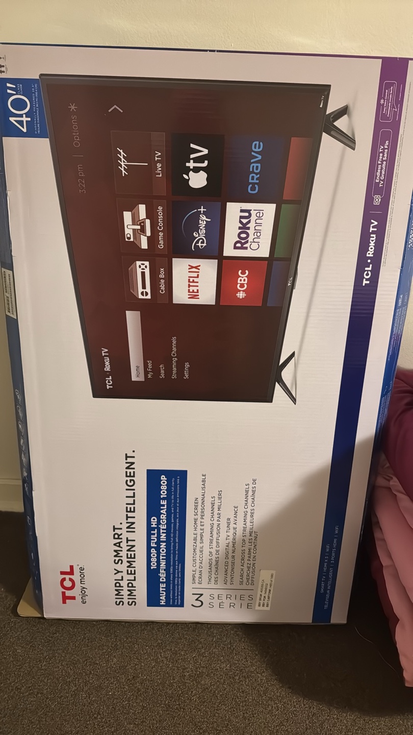 40" TCL Smart TV