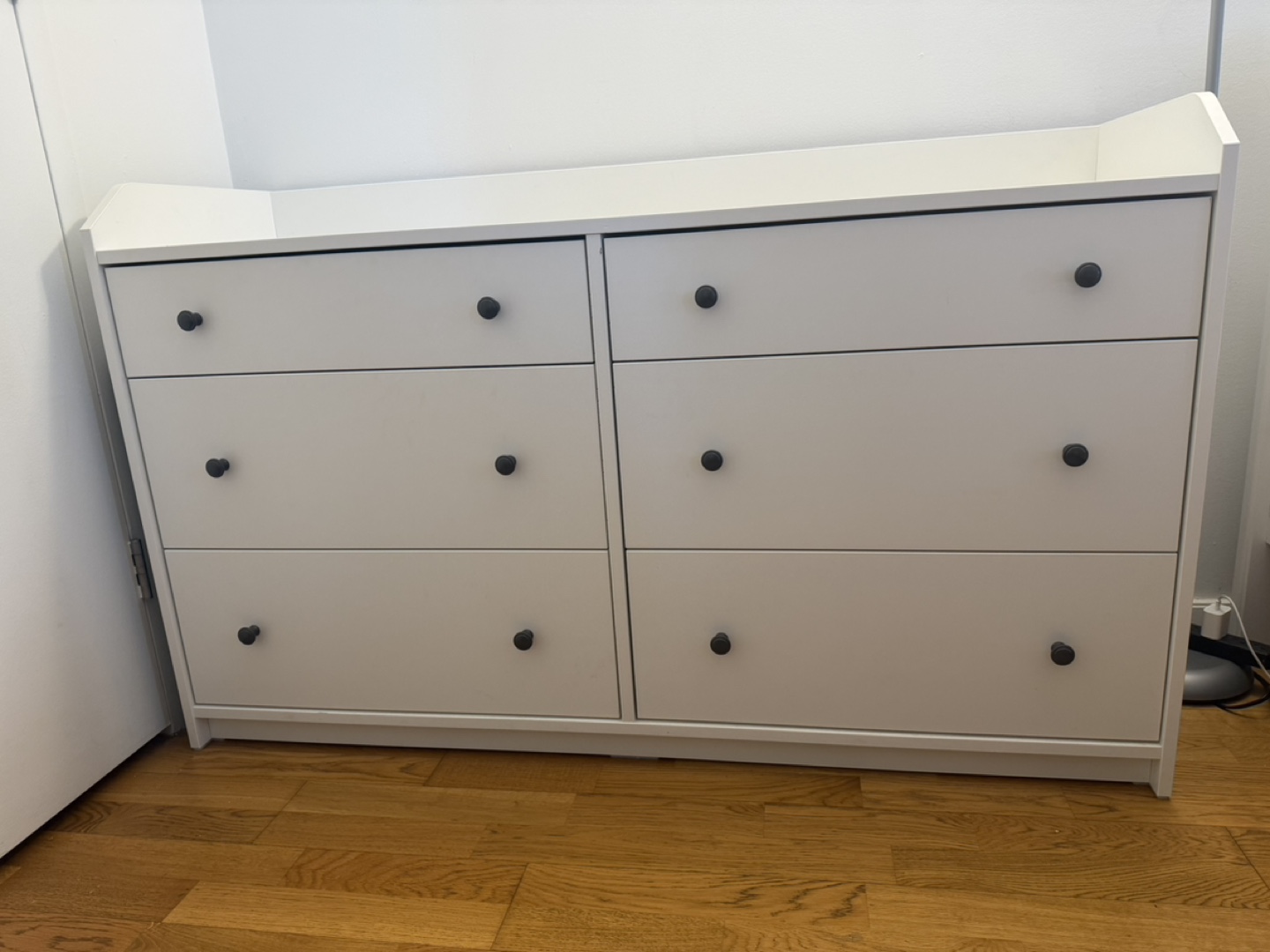 White Double Dresser with 6 Drawers - photo 4