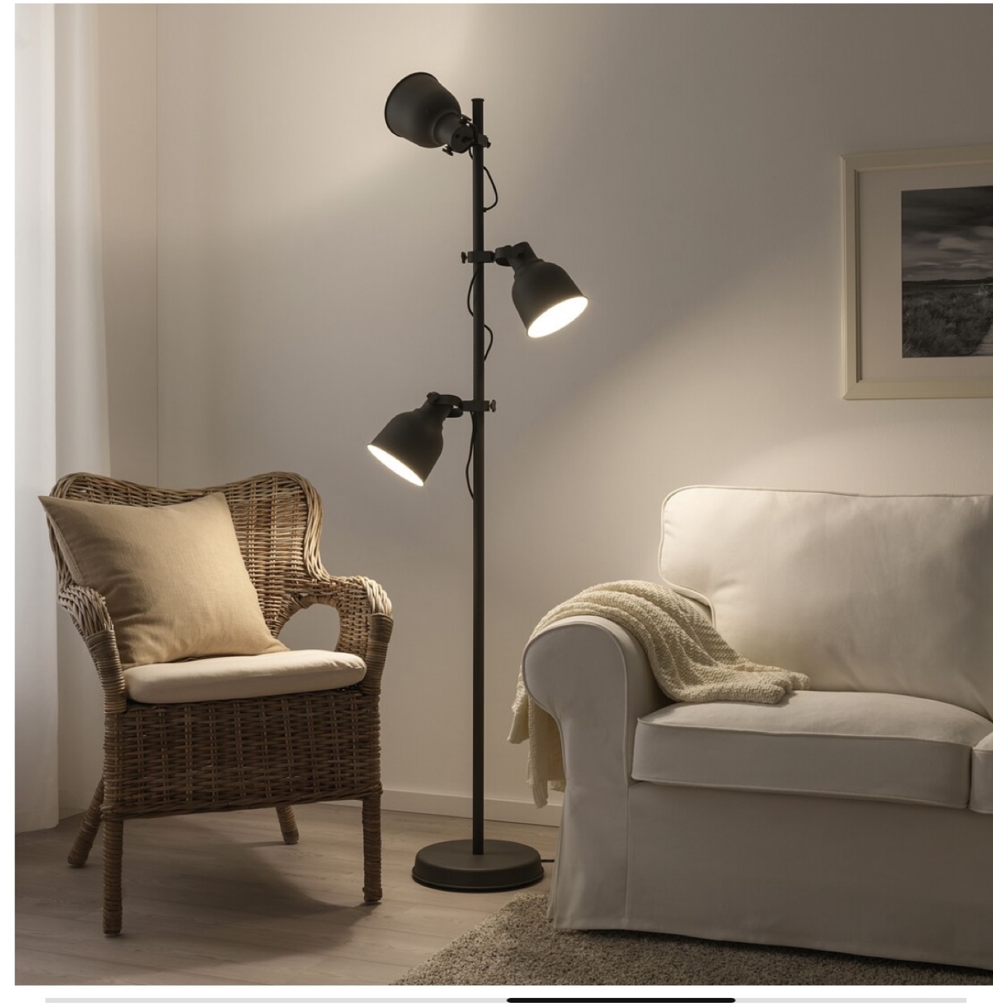 IKEA Floor Lamp - Dark Gray