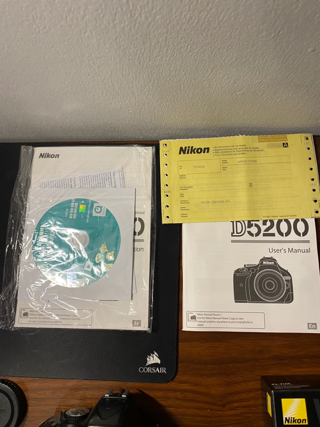 Nikon D5200 Kit with 2 lenses, tripod and bag image indicator(6)