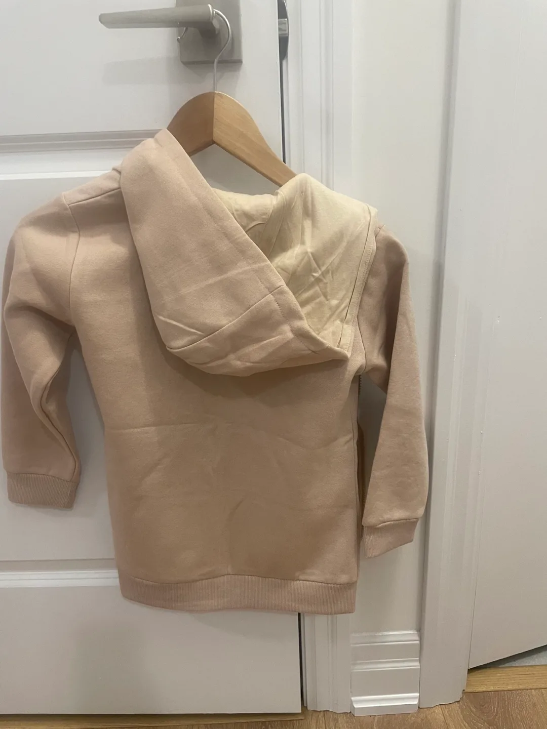 Kids' Beige Zip-Up Hoodie Size 140cm image indicator(3)