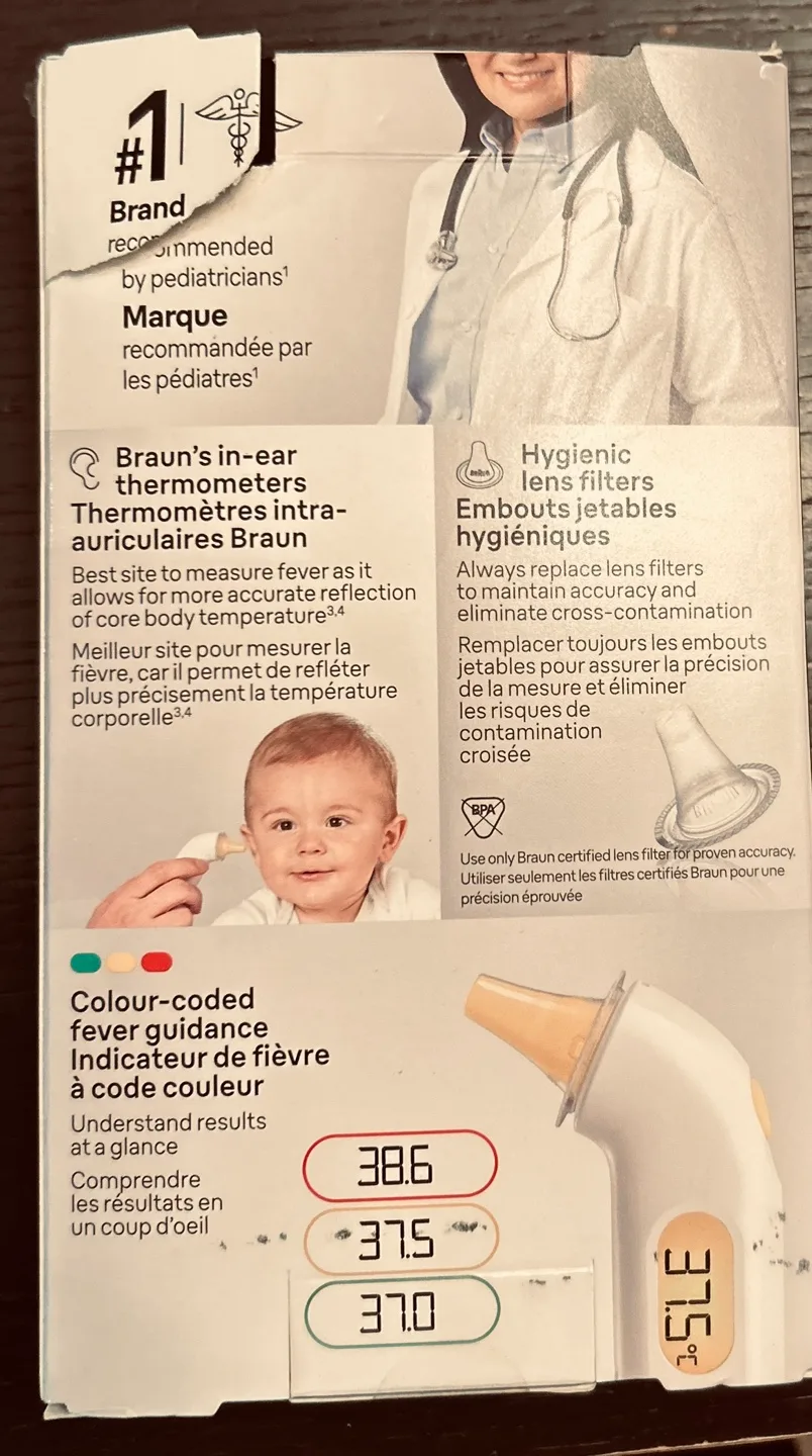 Braun ThermoScan 4 Ear Thermometer image indicator(2)