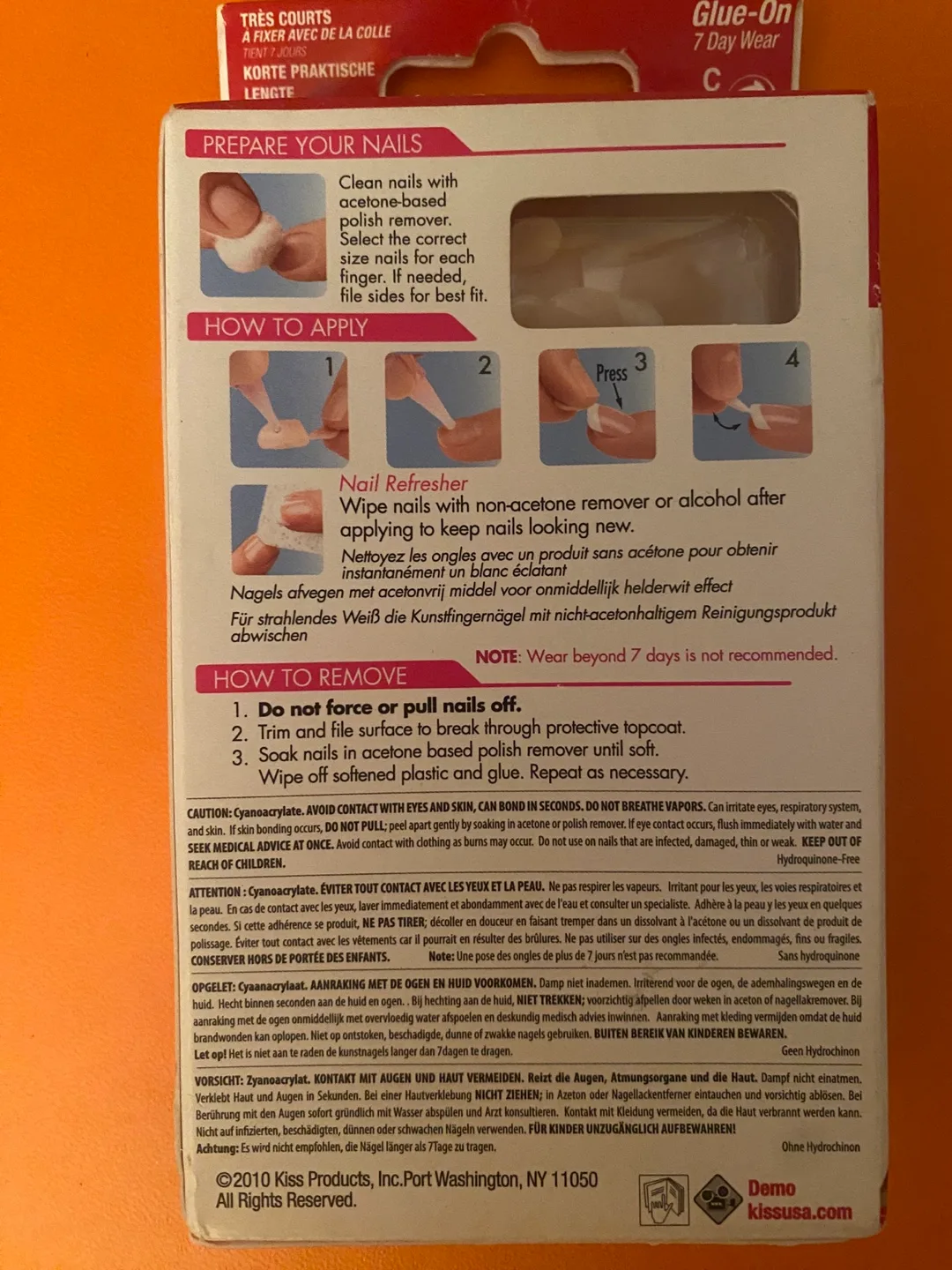 Kiss Everlasting French Nails & RicoAng Platinum Nails image indicator(5)