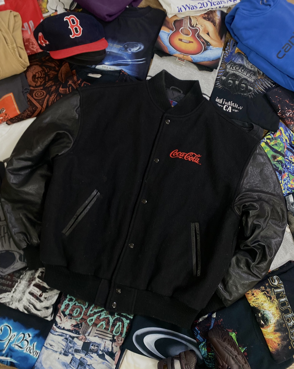 Vintage Coca-Cola & Universal Studios Varsity Jacket - Size L/G