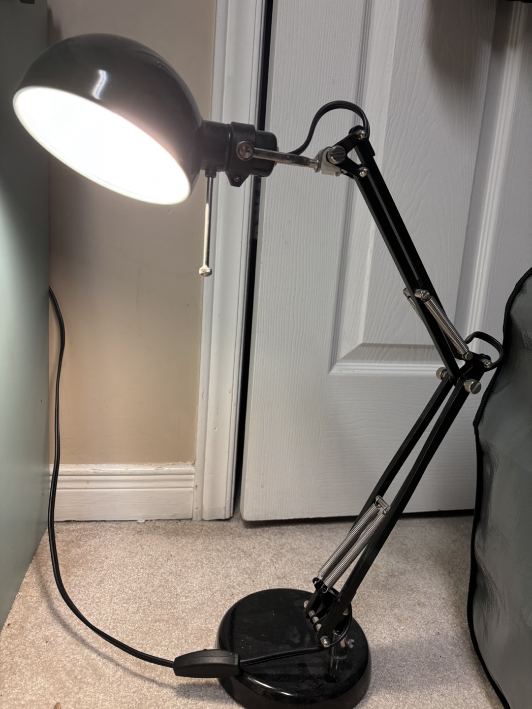 Black Adjustable Desk Lamp