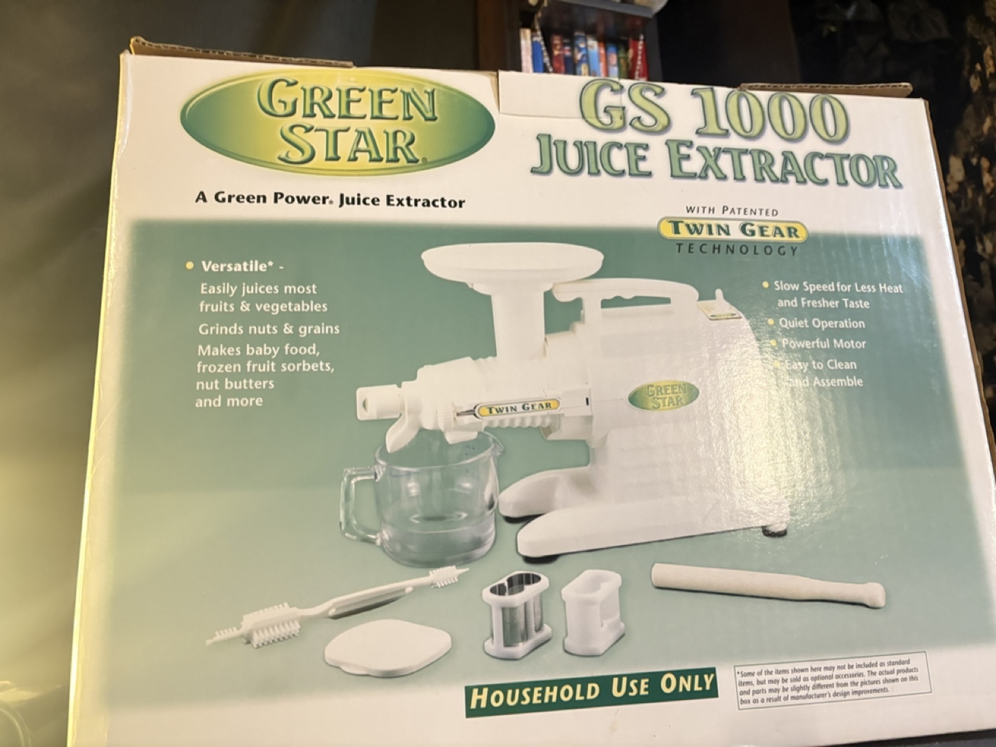 Tribest Green Star GS-1000 Twin Gear Juicer