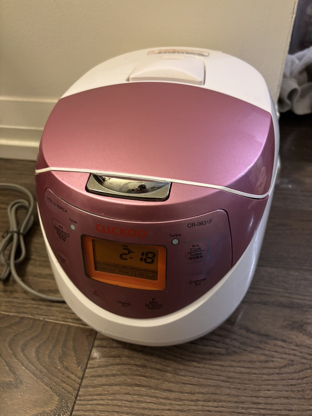 Cuckoo CR-0631F Rice Cooker