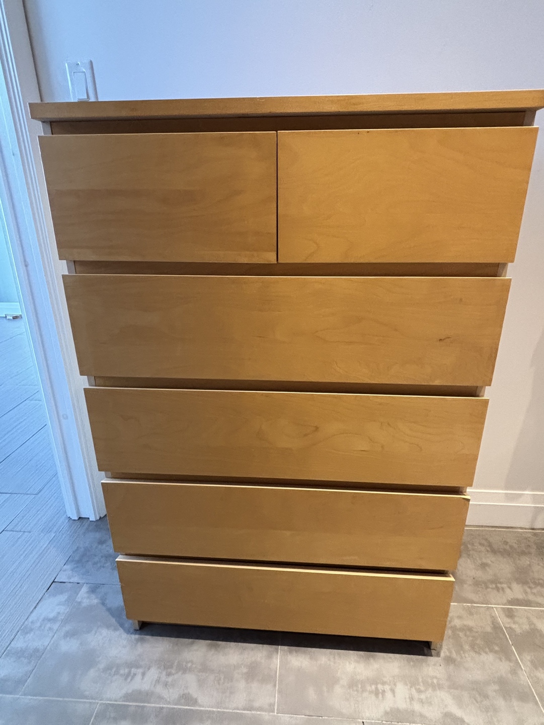IKEA MALM 6-Drawer Dresser
