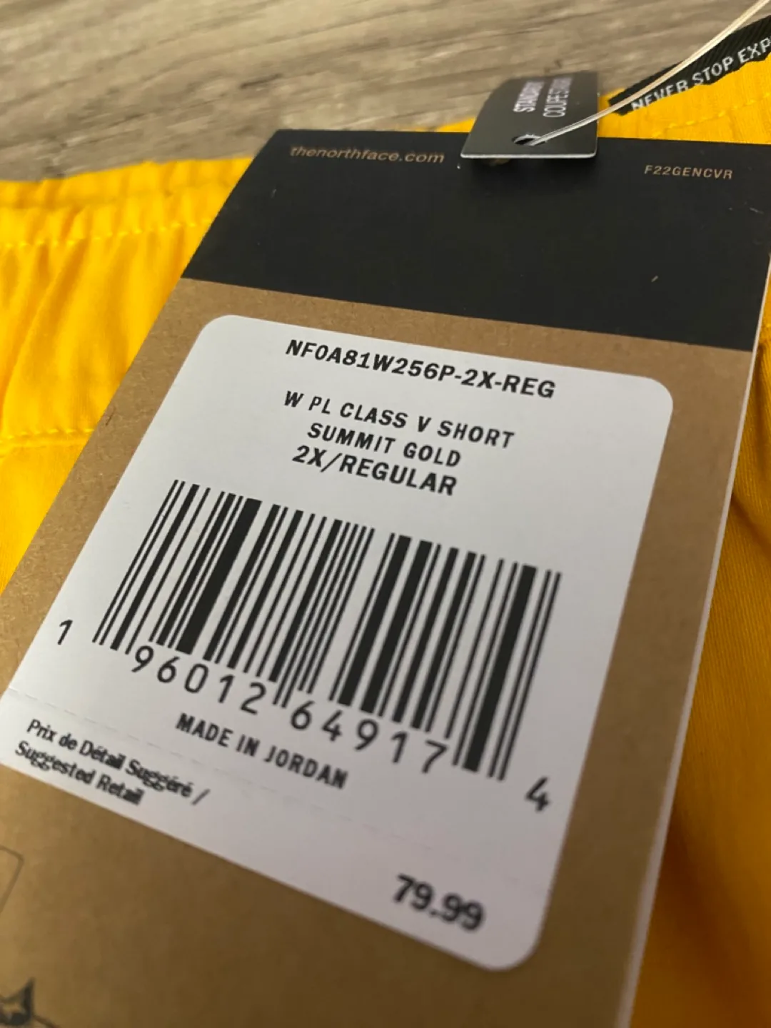 NWT The North Face Women's Summit Gold V-Class Shorts - 2X image indicator(2)