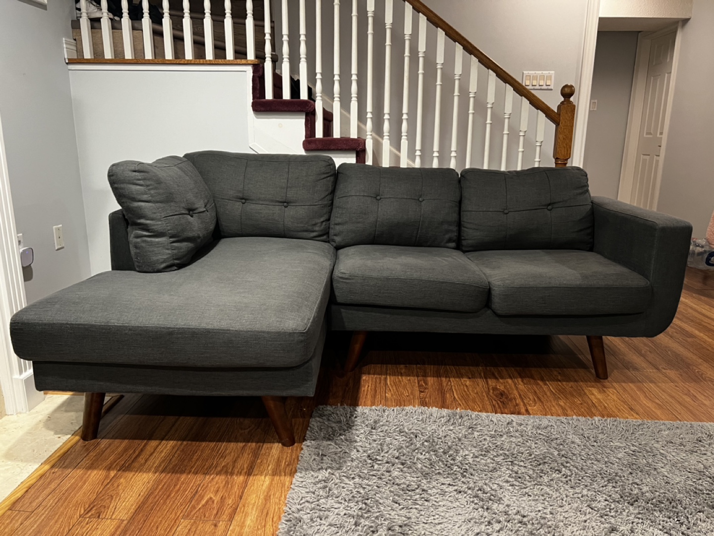 Dark Grey Sectional Sofa