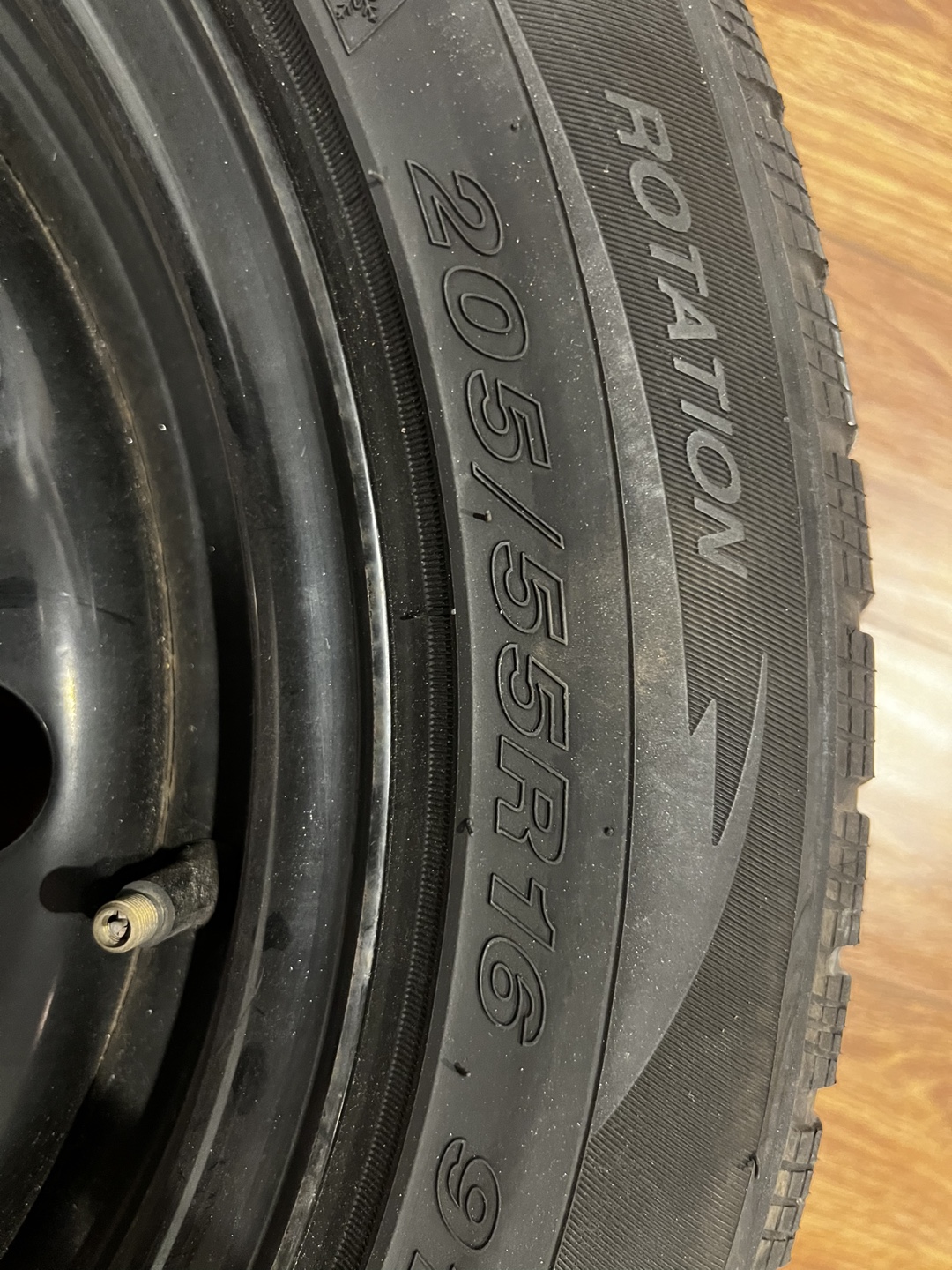 Used GOODRIDE Snowmaster Winter Tire on Steel Rim - 205/55R16 - photo 5