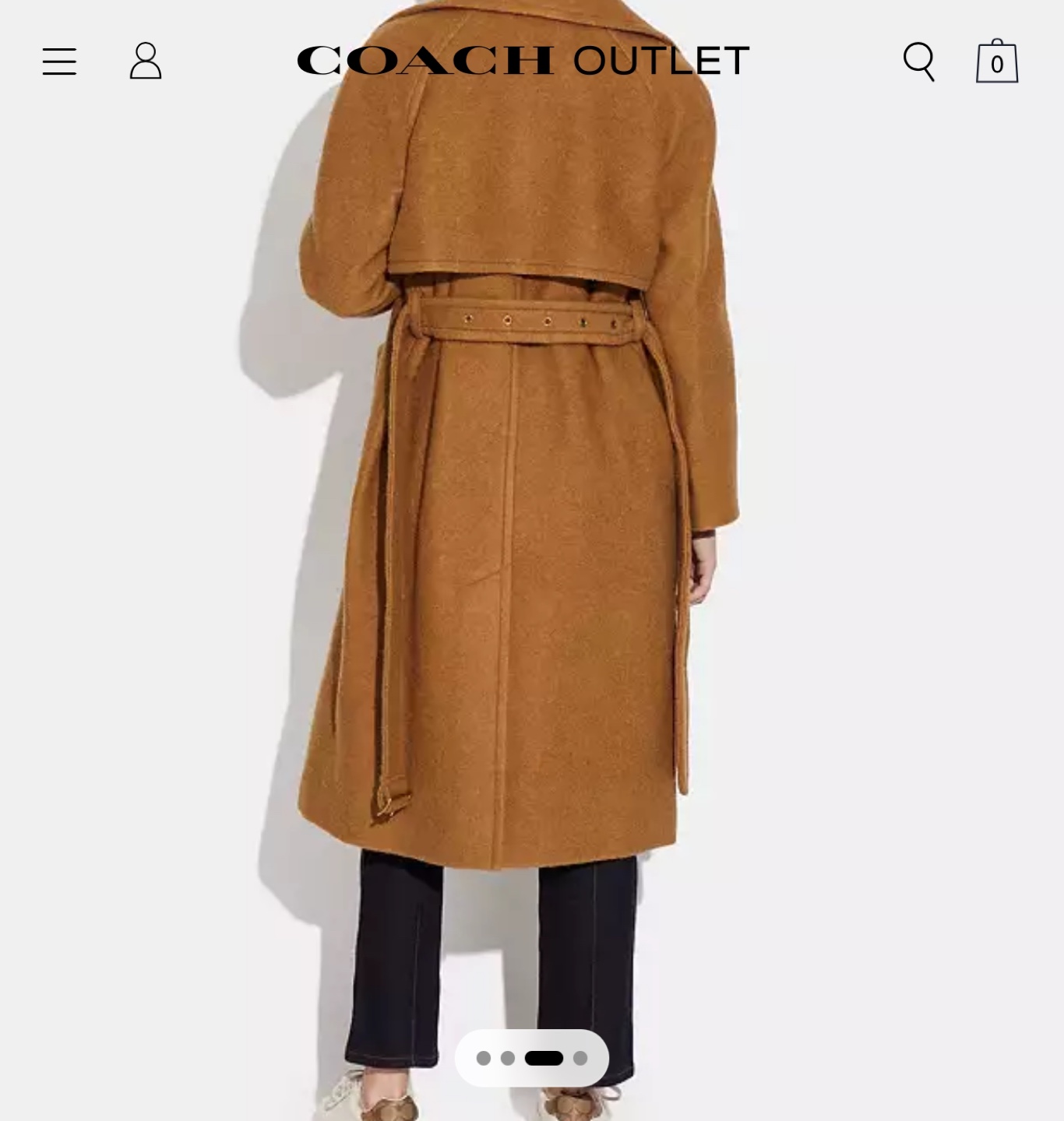 Coach Belted Wool Trench Coat - photo 3