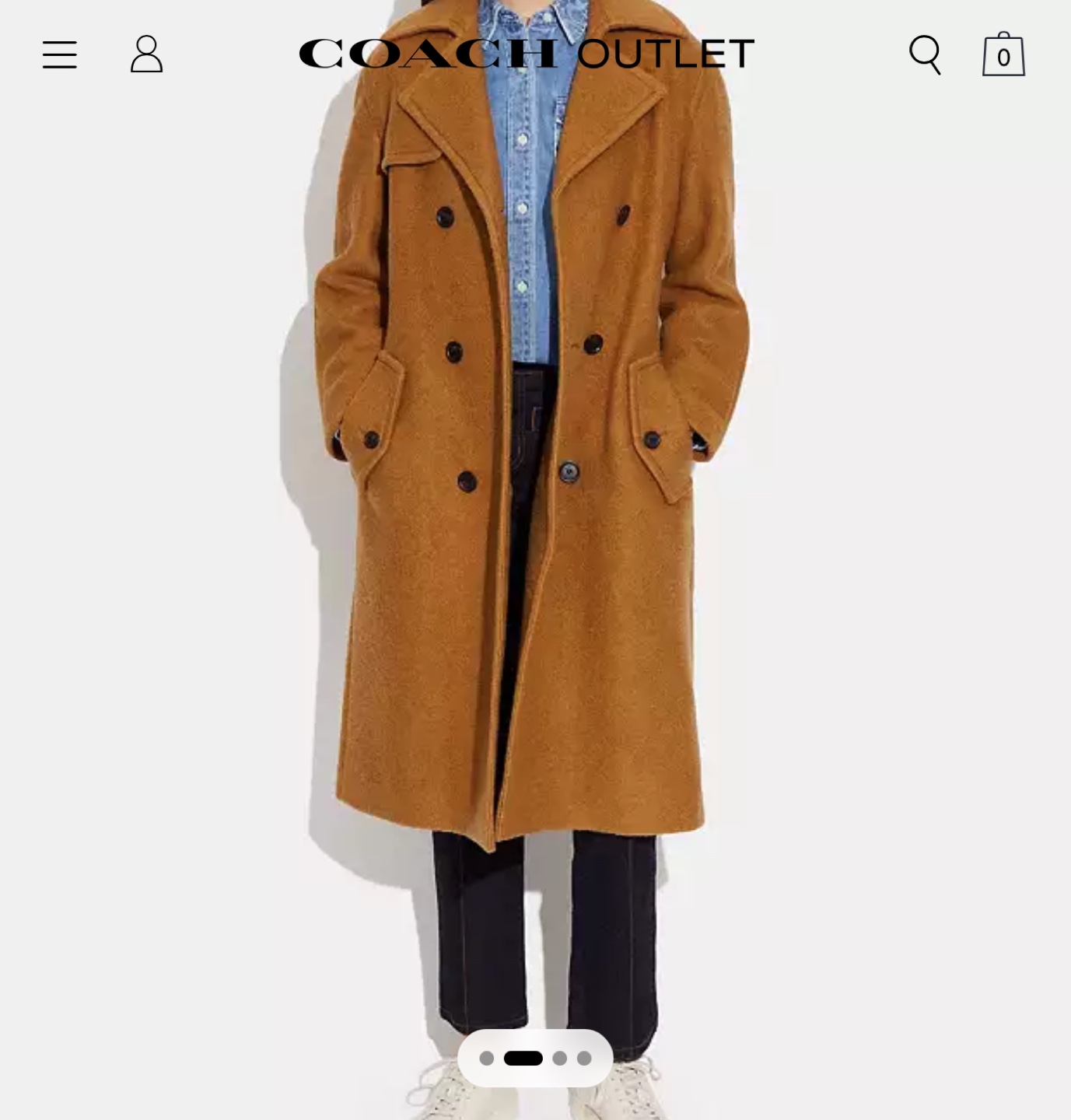 Coach Belted Wool Trench Coat - photo 2