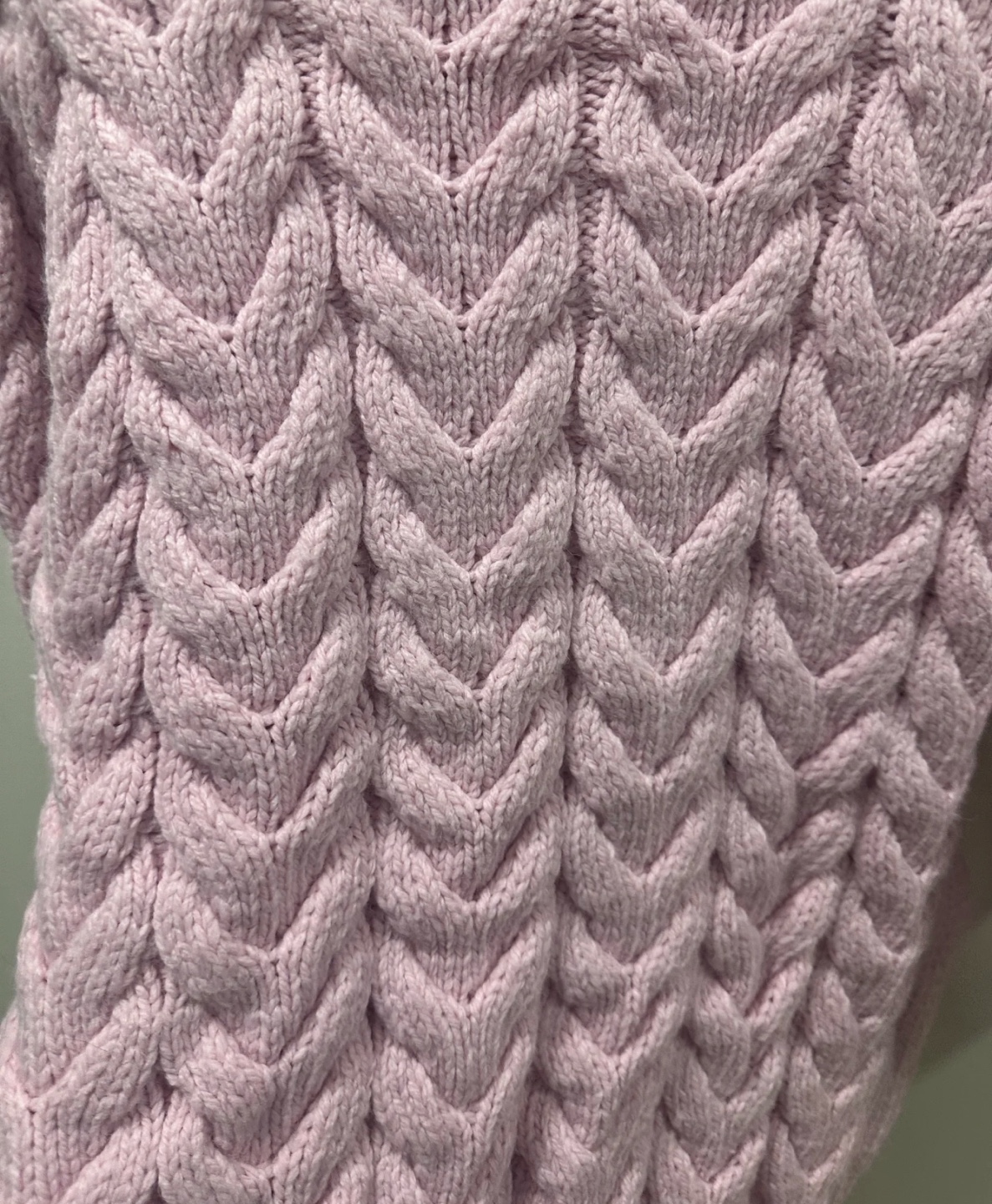 Pink Cable Knit Sweater - photo 3
