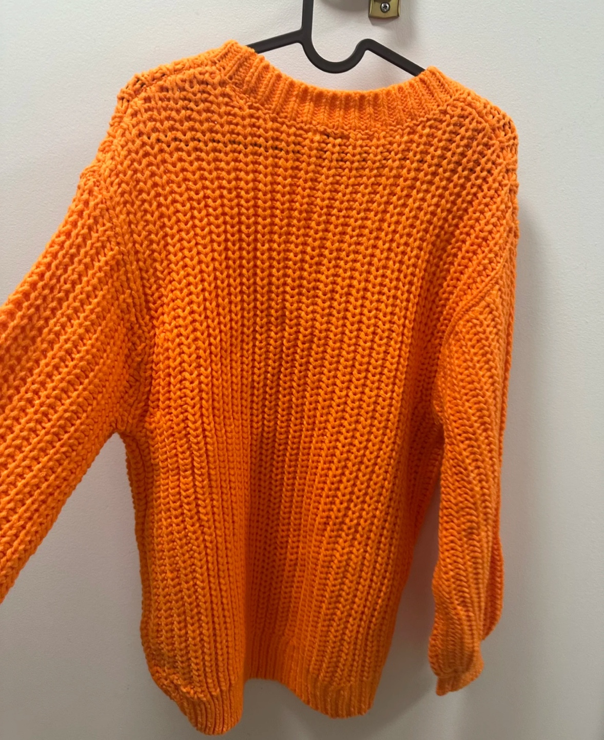 Bright Orange Knit Sweater - photo 2