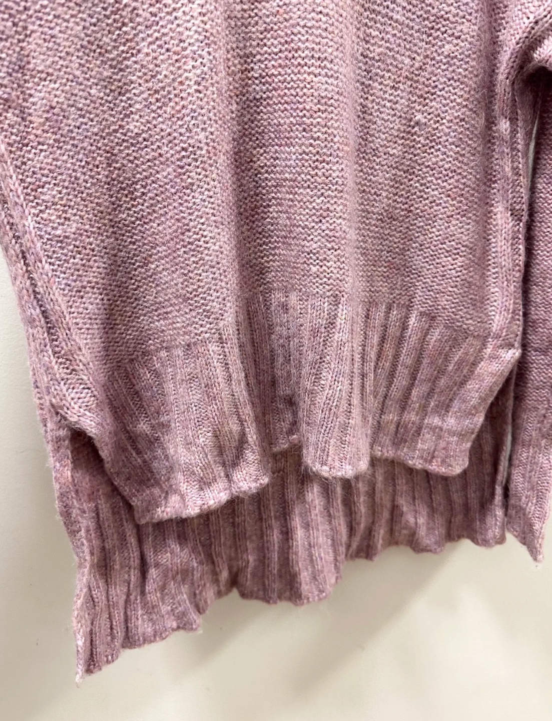 Women's Pink Turtleneck Knit Sweater - photo 3