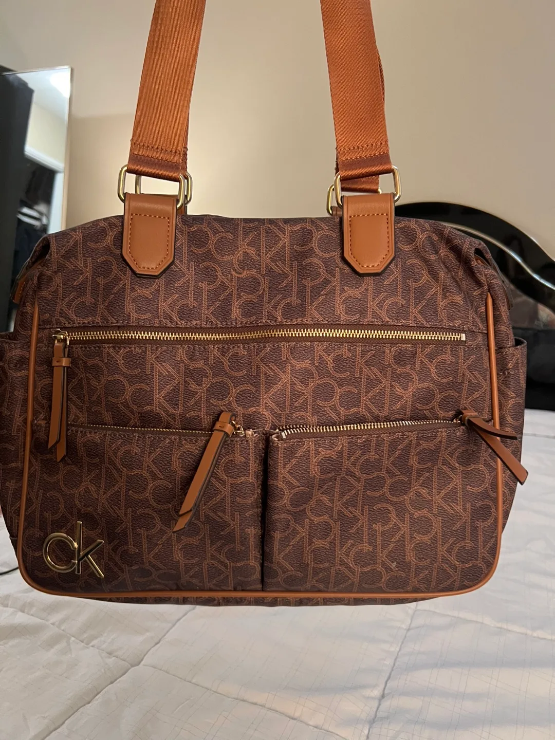 Calvin Klein Monogram Tote Bag thumbnail