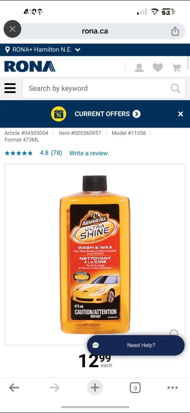 Armor All Ultra Shine Wash & Wax 473ml image indicator(4)