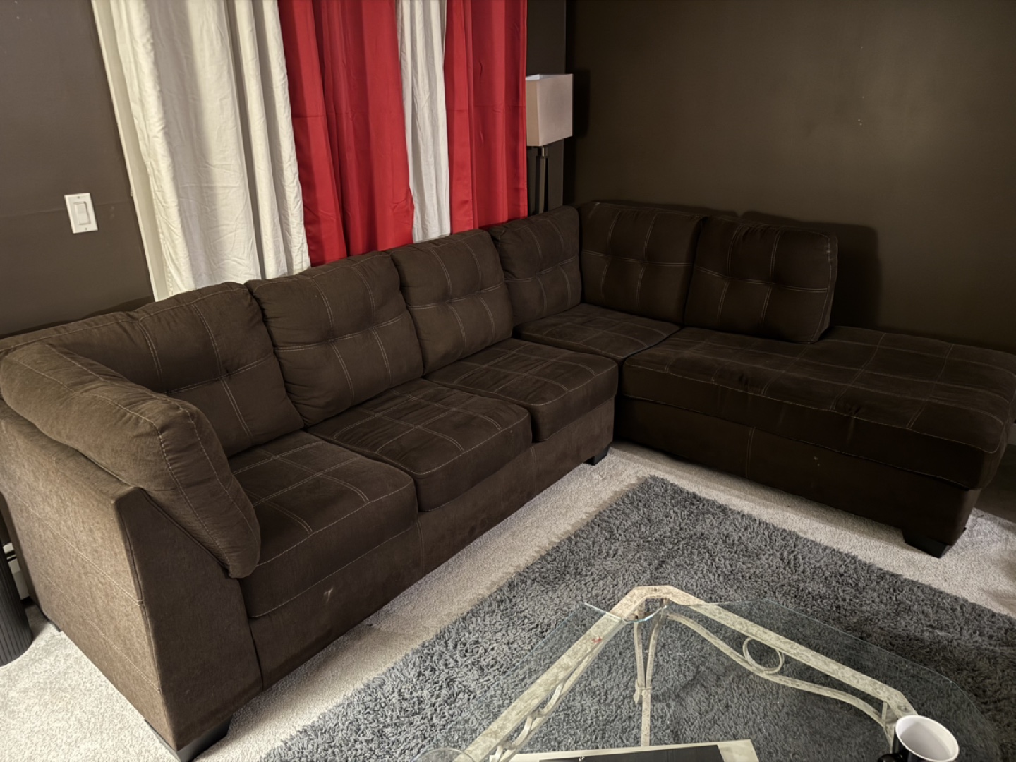 Brown Sectional Sofa