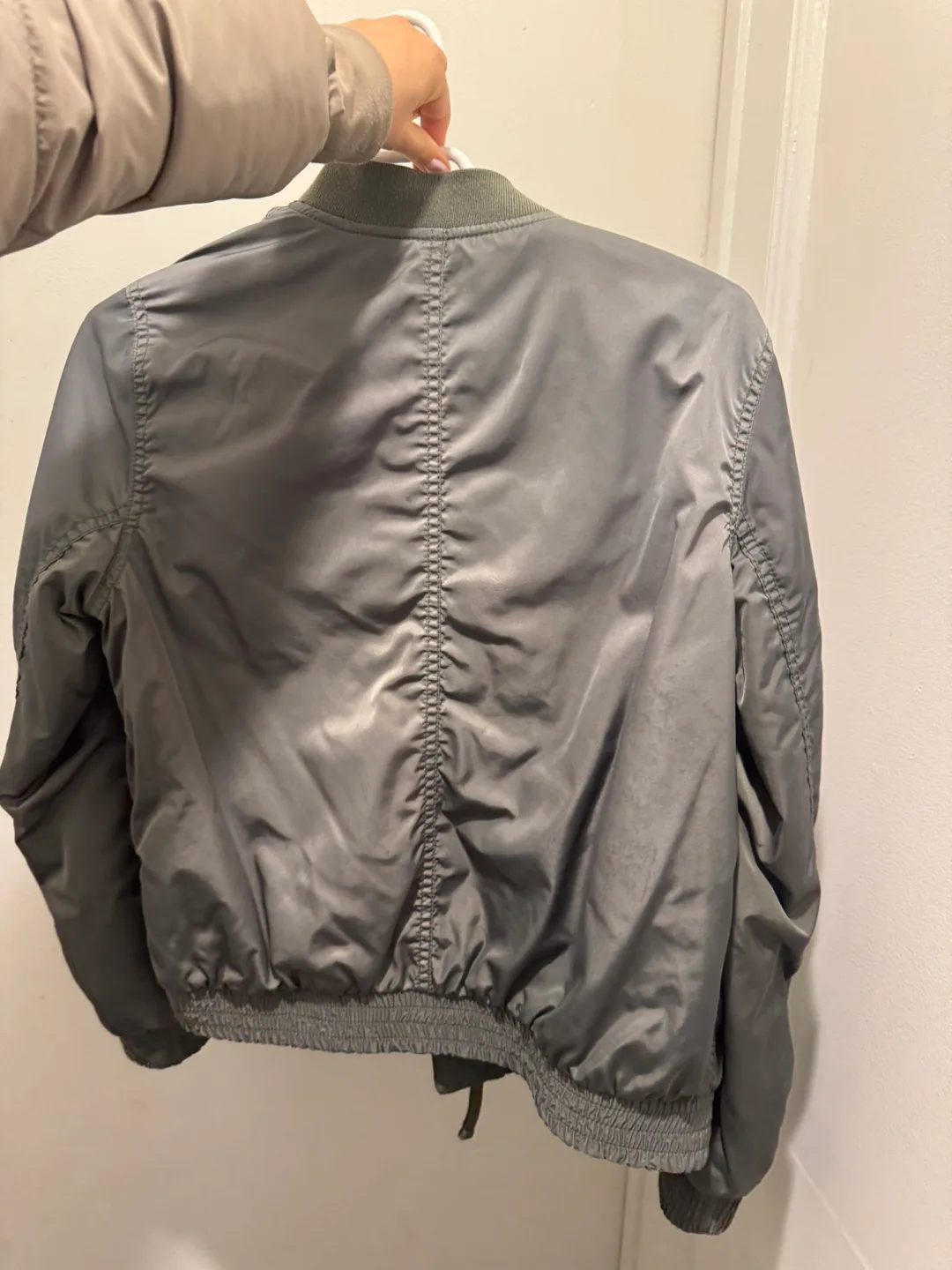 Gap Grey Bomber Jacket image indicator(3)