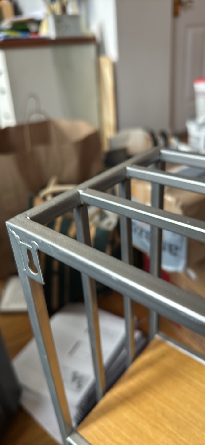 Modern Metal and Wood Wall Shelf - photo 3
