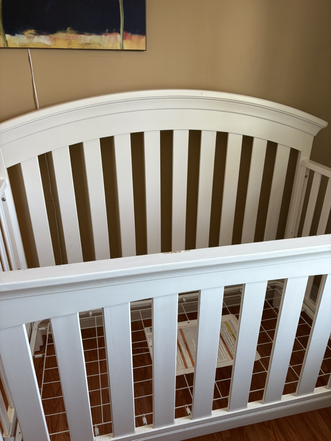 White Convertible Crib