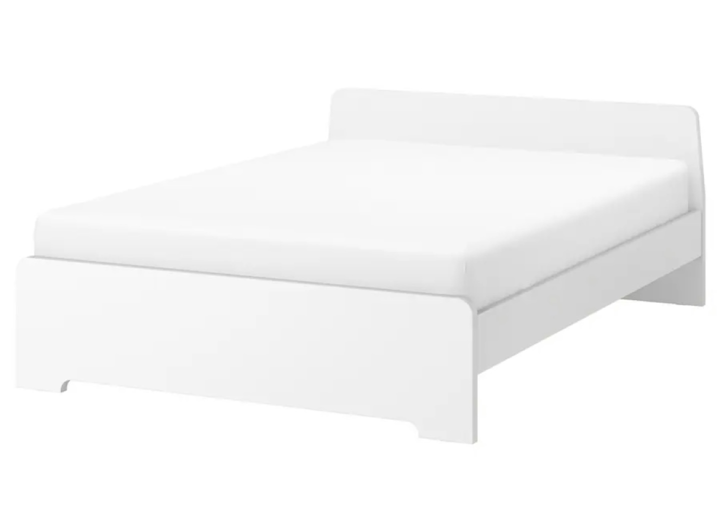 IKEA MALM White Queen Bed Frame with 2 Nightstands - photo 3