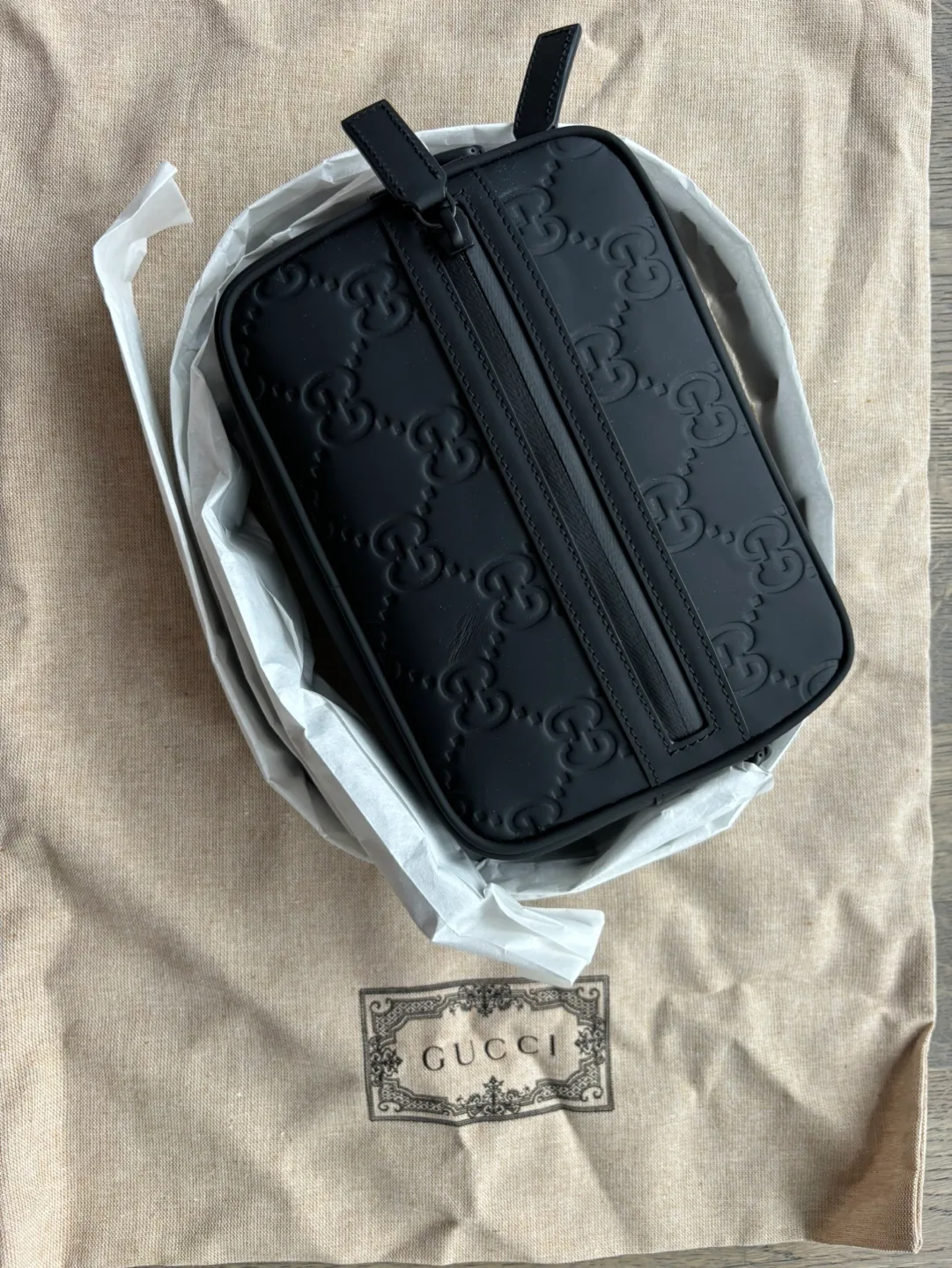 Gucci GG Embossed Rubber Effect Bag