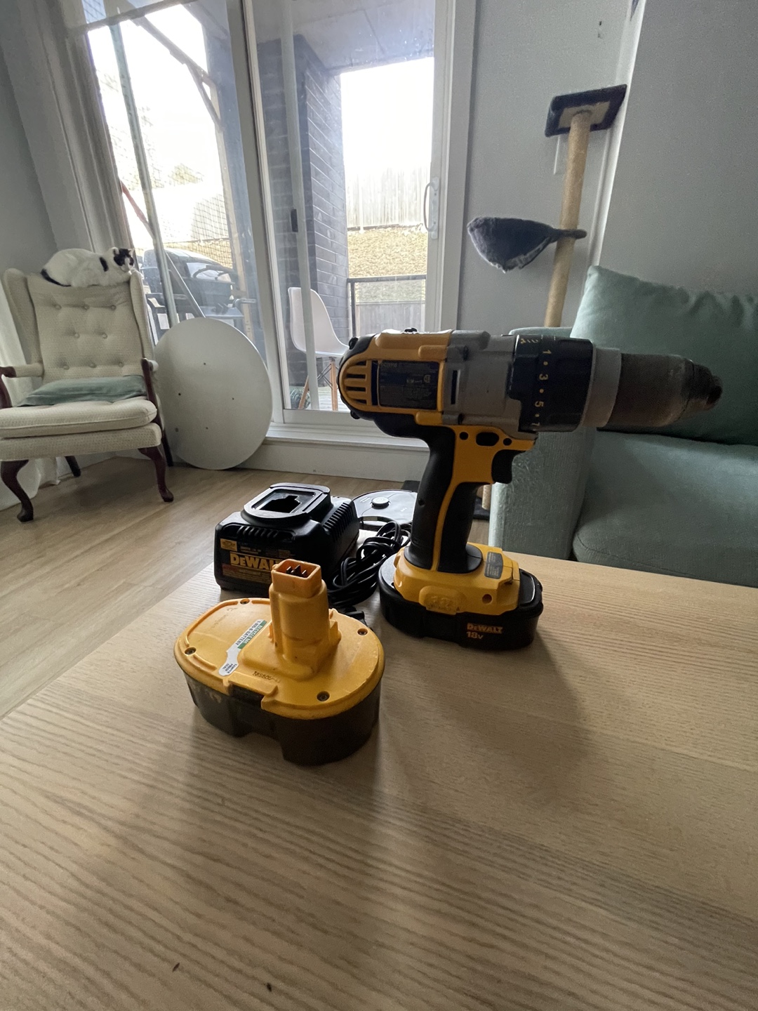Dewalt Drill with Charger and Batteries