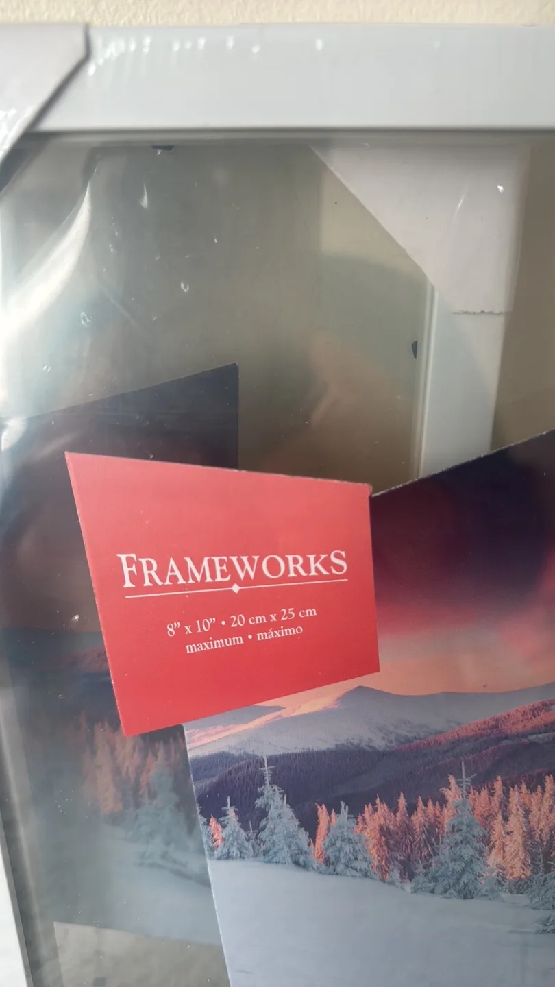 2 PICTURE FRAMES $2.00 each 🆕 (8”X10” each) image indicator(2)