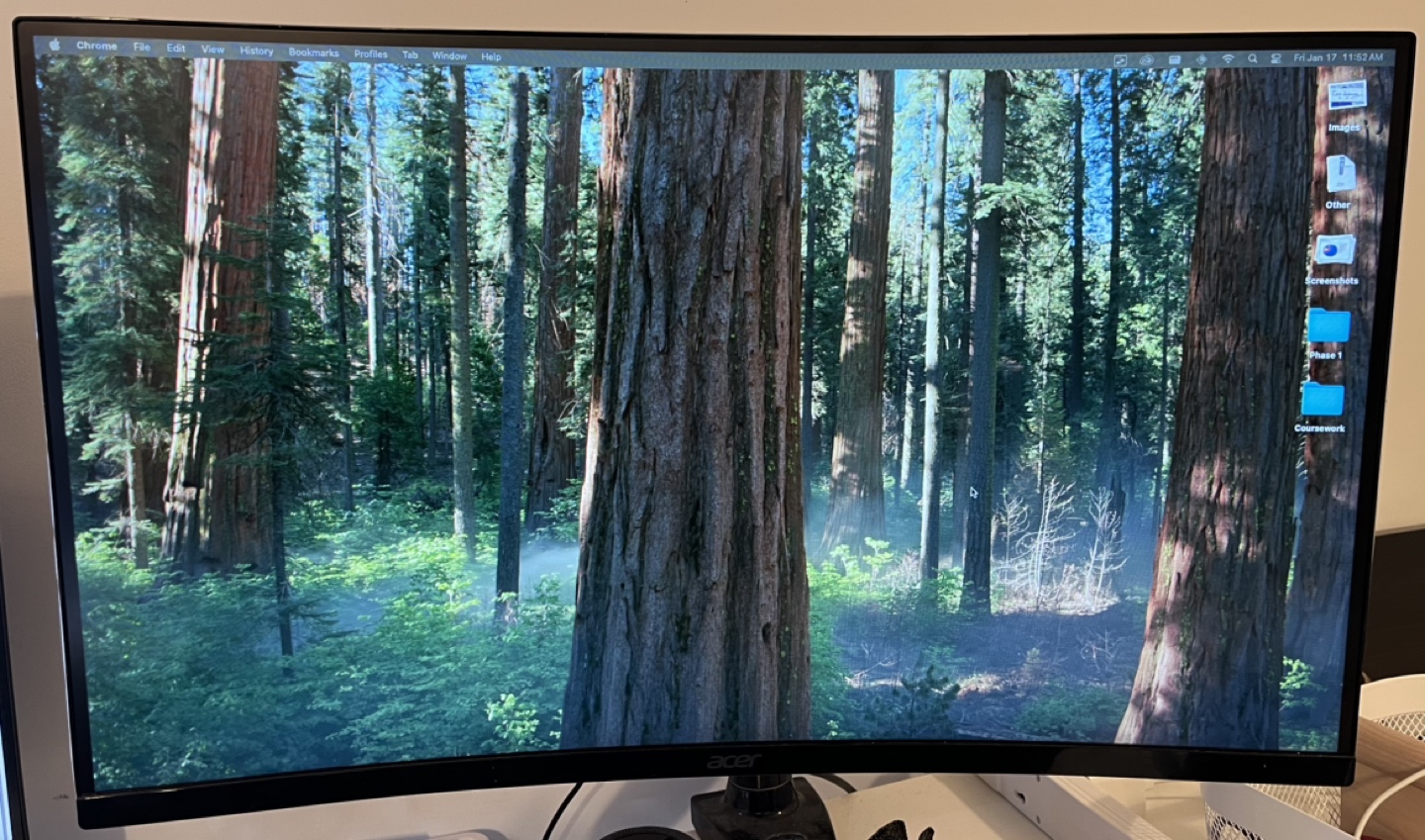 Acer Curved Monitor - Excellent Condition