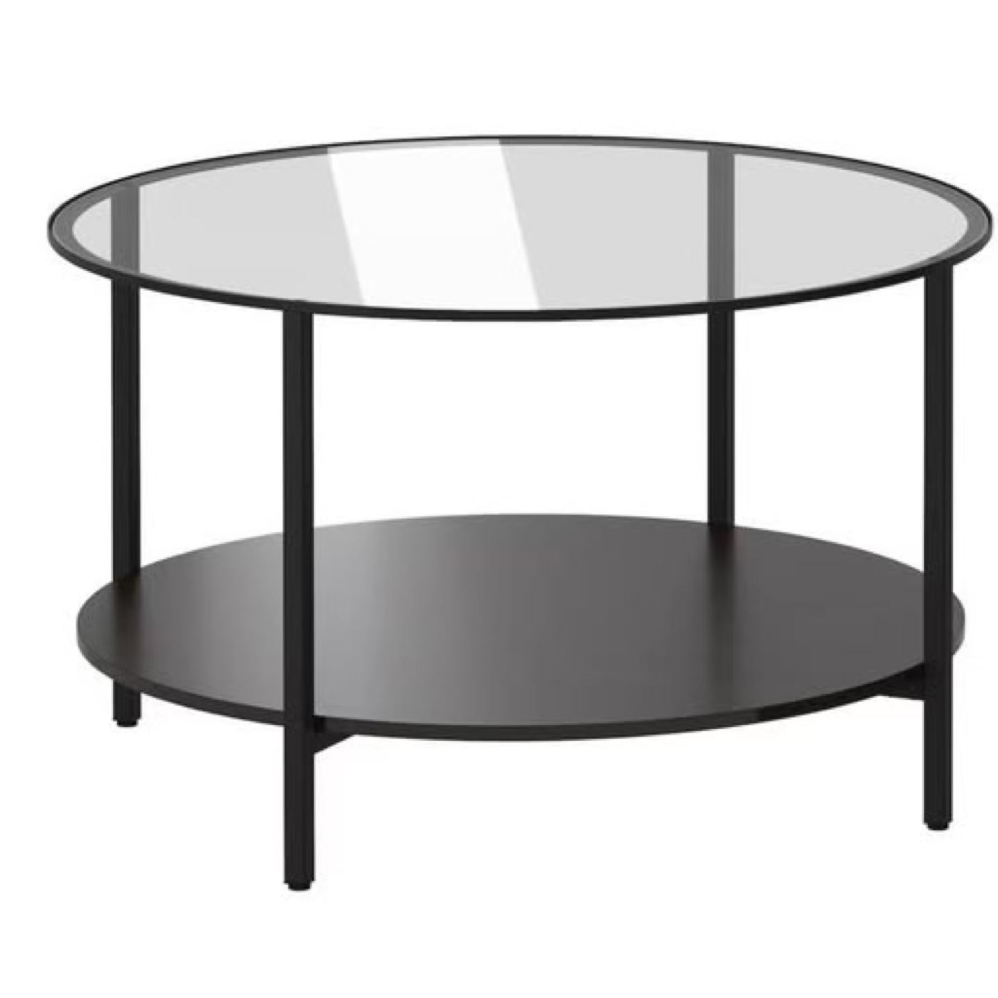 IKEA VITTSJÖ Glass Coffee Table