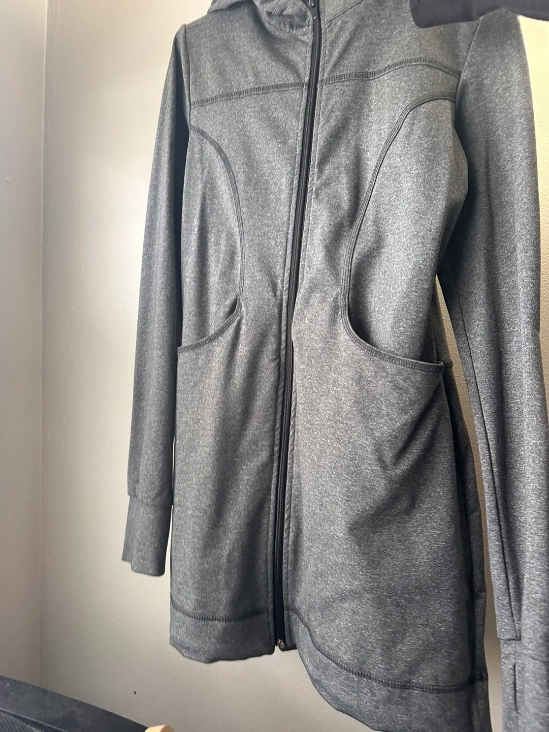 Dedicated Clothing Grey Zip-Up Hoodie Jacket image indicator(2)