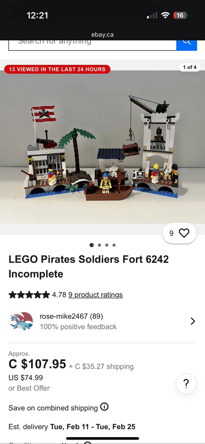 2x LEGO Sets - Pirates 6242 & Batman image indicator(3)