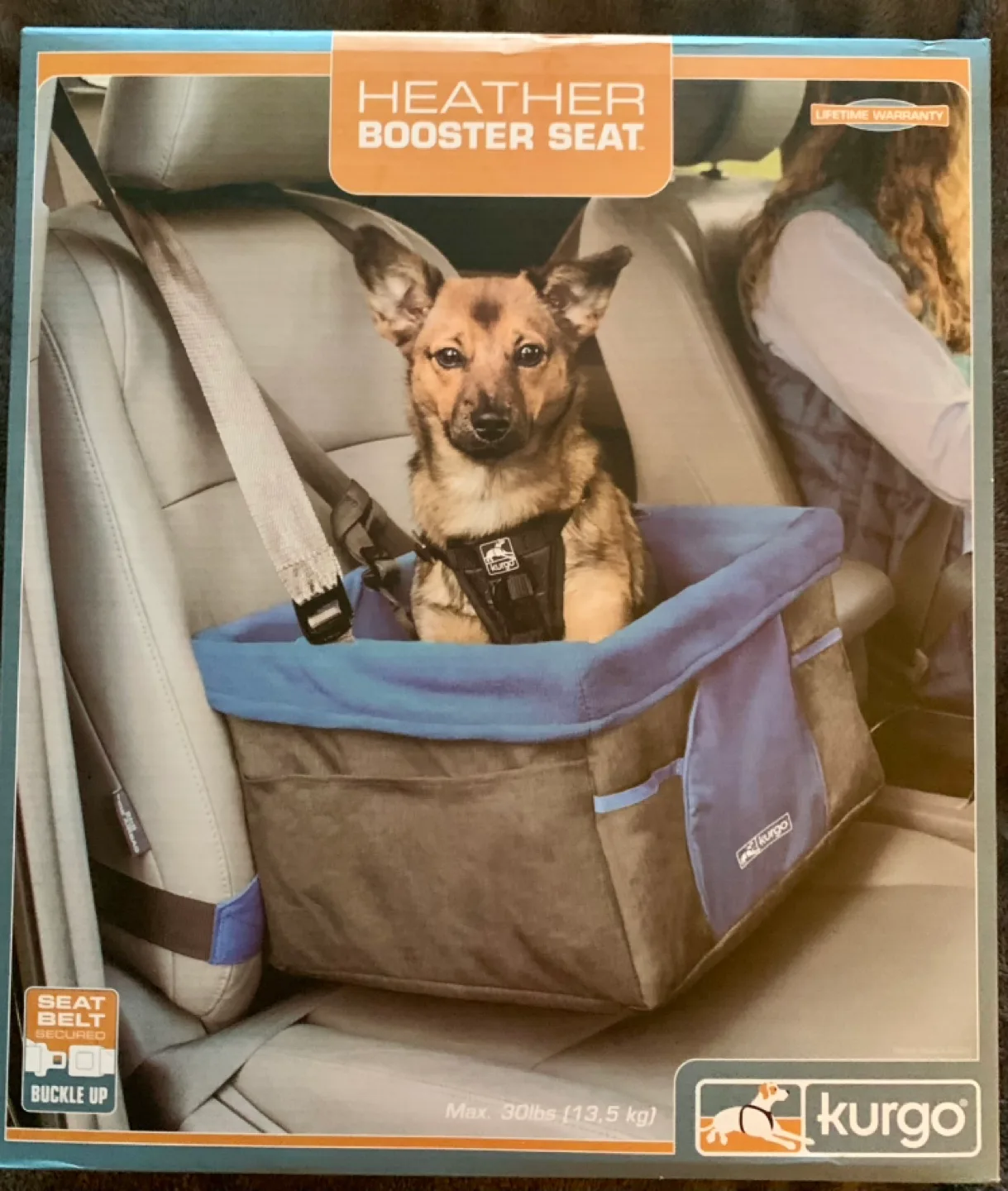Kurgo Heather Booster Seat for Dogs thumbnail