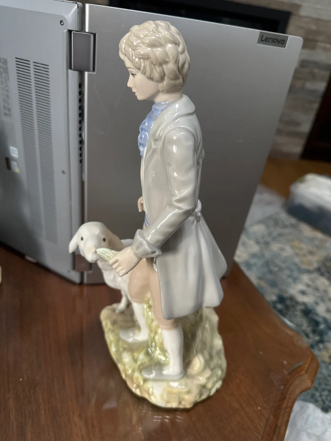 Tengra  porcelain Figurine Boy with Lamb image indicator(4)