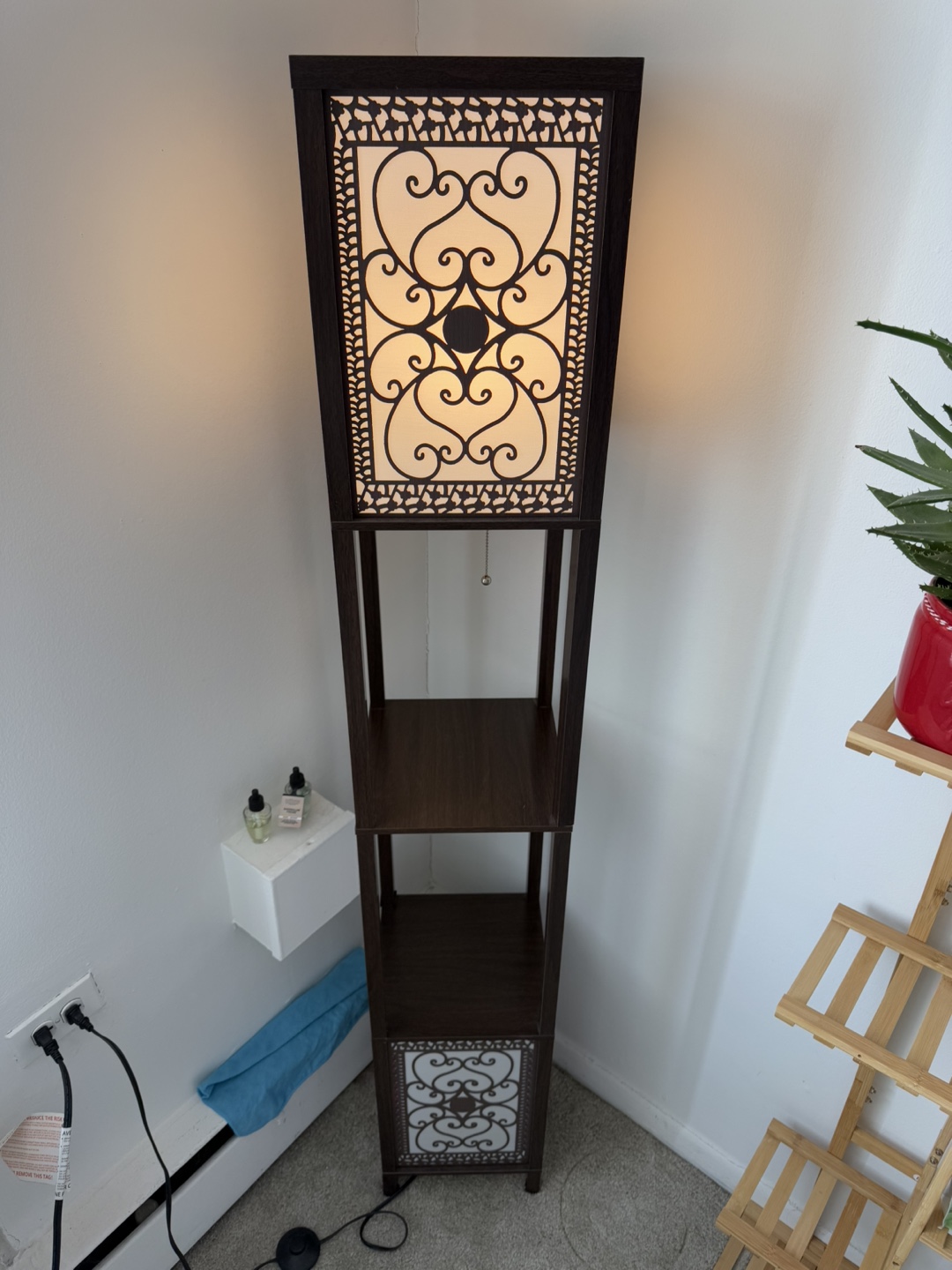 Floor Lamp with Shelves - photo 2