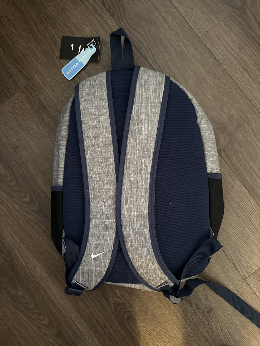 Nike Backpack Grey and Blue - photo 2