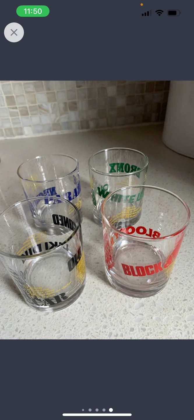 Vintage Cocktail Shaker Set with Glasses image indicator(6)