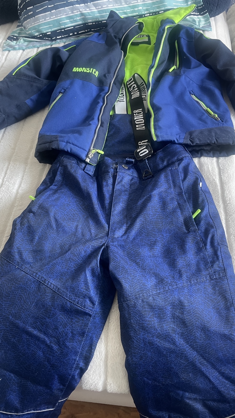 Monster Snowsuit Size 7