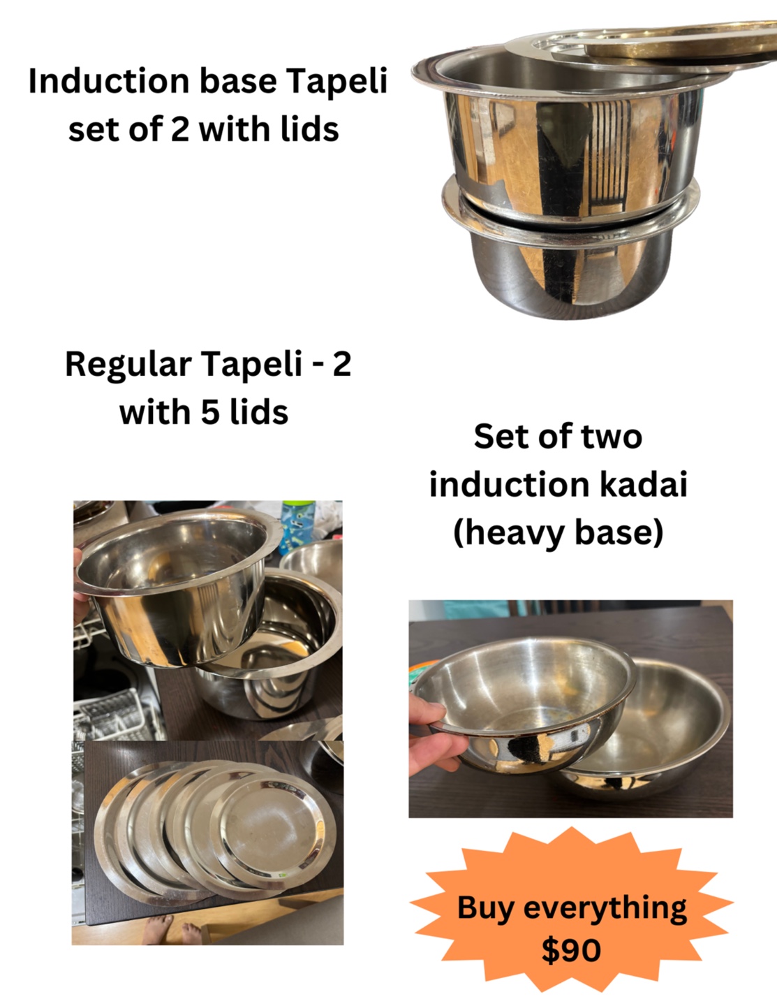 Stainless Steel cookware Set
